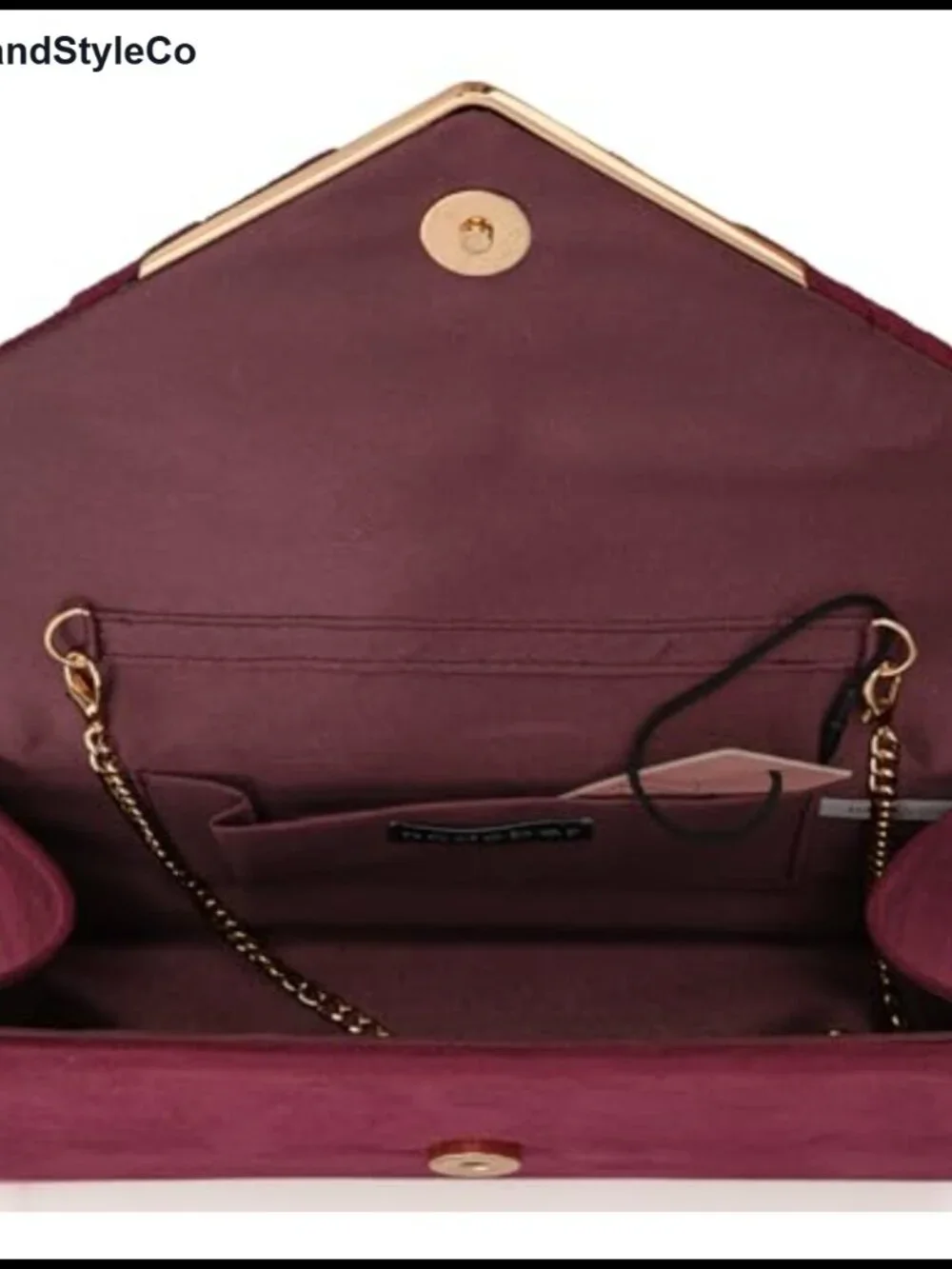 Women's Velvet Clutch Evening Bag Chain Shoulder Handbag Formal